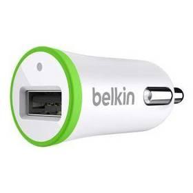 Nabíječka do auta Belkin 12-24V/5V 1A Micro MobiosCar univerzal (F8J051cwWHT) bílá/zelená