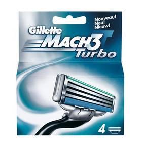 Náhradní břit Gillette MACH 3 Turbo 4 ks