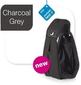 Nosička dítěte theBabaSling 2-15 kg Charcoal grey (100% bavlna) šedá