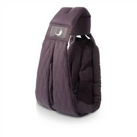 Nosička dítěte theBabaSling 2-15 kg Charcoal Grey-Cozy (zimní) hnědá