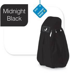 Nosička dítěte theBabaSling 2-15 kg Midnight Black (100% bavlna) černá