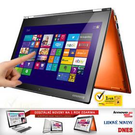 Notebook Lenovo IdeaPad Yoga 2 Touch (59411603) oranžový