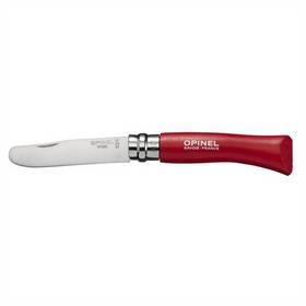 Nůž dětský zavírací Opinel VRI N°07 My first Opinel Red, čepel 8 cm - červený