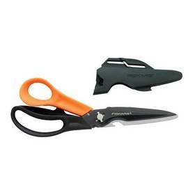 Nůžky Fiskars Cuts&More, VÍCEÚČELOVÉ černá/oranžová