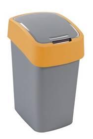 Odpadkový koš Curver 02170-535 Flipbin 10 l šedo-oranžový šedý/oranžový