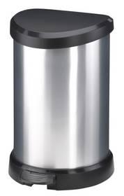Odpadkový koš Curver Decobin 02120-582 černé/stříbrné