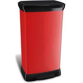 Odpadkový koš Curver Decobin 02162-931 černý/červený