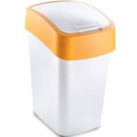 Odpadkový koš Curver Flipbin 02172-728 bílý/oranžový