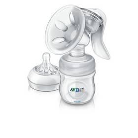 Odsávačka mateřského mléka Philips AVENT Natural se zásobníkem 125 ml PP, bílá