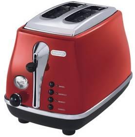 Opékač topinek DeLonghi Icona CTO2003R červený