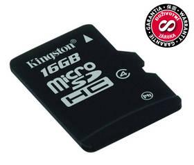 Paměťová karta Kingston MicroSDHC 16GB Class4 (SDC4/16GBSP)