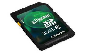 Paměťová karta Kingston SDHC 32GB Class10 (SD10V/32GB)