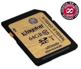 Paměťová karta Kingston SDXC Ultimate 64GB Class 10 UHS-I (SDA10/64GB)