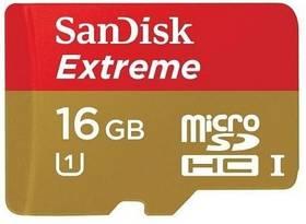 Paměťová karta Sandisk Extreme Mobile 16GB Class10 + adaptér (123864)