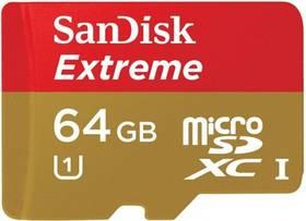 Paměťová karta Sandisk Extreme Mobile 64GB Class10 + adaptér (123866)