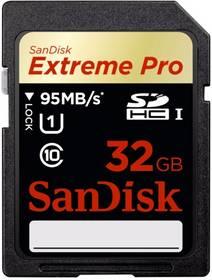 Paměťová karta Sandisk Extreme Pro SDHC 32 GB Class 10 (114741) černá
