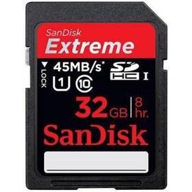 Paměťová karta Sandisk Extreme SDHC 32GB Class 10 (91065) šedá
