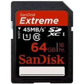 Paměťová karta Sandisk Extreme SDXC 64GB 45MB/s (114778)