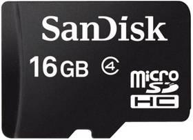 Paměťová karta Sandisk Micro SDHC 16GB Class 4 (90956) černá