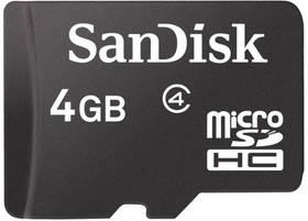 Paměťová karta Sandisk Micro SDHC 4GB Class 4 (90954) černá