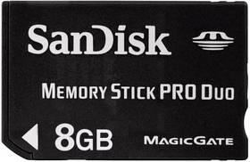 Paměťová karta Sandisk MS PRO DUO 8GB (55442) černá