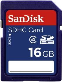 Paměťová karta Sandisk SDHC 16GB Class 4 (55231) modrá