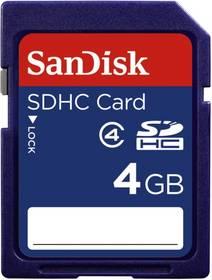 Paměťová karta Sandisk SDHC 4GB Class 4 (90763) modrá