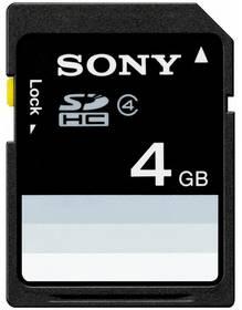 Paměťová karta Sony SDHC 4GB Class 4 (SF4N4) černá
