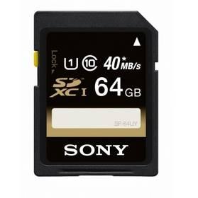 Paměťová karta Sony SDXC 64GB Class 10 UHS-I (SF64U) černá
