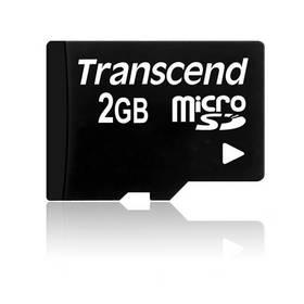Paměťová karta Transcend Micro SD 2GB (TS2GUSDC) černá