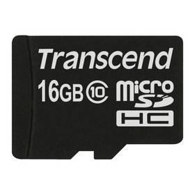 Paměťová karta Transcend MicroSDHC 16GB Class10 (TS16GUSDC10)