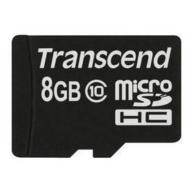 Paměťová karta Transcend MicroSDHC 8GB Class10 (TS8GUSDC10)