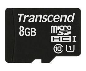 Paměťová karta Transcend MicroSDHC Premium 8GB Class10 UHS-I (TS8GUSDCU1)