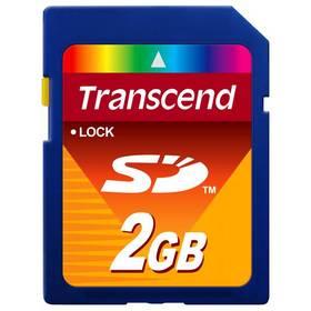 Paměťová karta Transcend SD 2GB (TS2GSDC) modrá