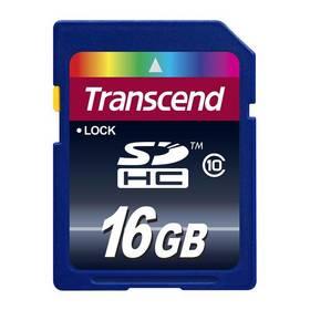 Paměťová karta Transcend SDHC 16GB Class10 (TS16GSDHC10) modrá