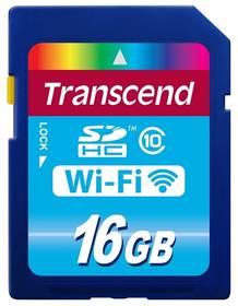 Paměťová karta Transcend SDHC 16GB Class10 Wi-Fi (TS16GWSDHC10)