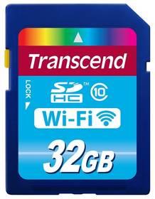 Paměťová karta Transcend SDHC 32GB Class10 Wi-Fi (TS32GWSDHC10)