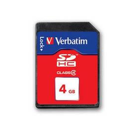 Paměťová karta Verbatim SDHC 4GB Class 4 (44016) černá