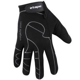 Pánské cyklistické rukavice Etape SNAKE, vel. S - černá