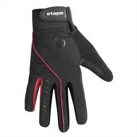 Pánské cyklistické rukavice Etape SPRING, vel. XL - černá/červená