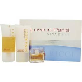 Parfémovaná voda Nina Ricci Love in Paris 5 ml + tělové mléko 25 ml + sprchový gel 25 ml
