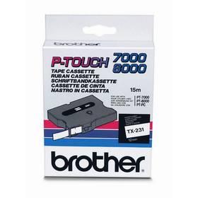 Páska do tiskárny Brother TX231, 12mm (TX231)