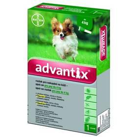 Pipeta Bayer Advantix Spot On 1x0,4ml, pro malé psy do 4kg