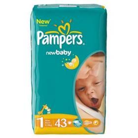 Plenky Pampers New baby New Baby NEWBORN vel. 1, 43 ks