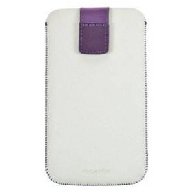 Pouzdro na mobil Aligator Fresh Duo pro Nokia Lumia 520/620 (POS0275) bílé/fialové