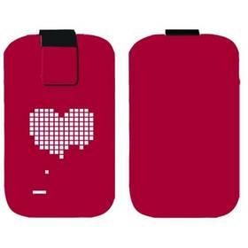 Pouzdro na mobil Aligator Fresh Heart univerzal (125x61x9mm) (POS0227) červené