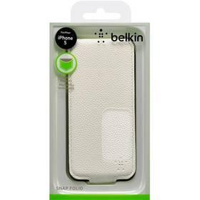 Pouzdro na mobil Belkin Snap Folio pro iPhone 5 (F8W100vfC03) bílé