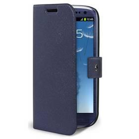 Pouzdro na mobil Puro Booklet Slim pro Samsung Galaxy S3 (SGS3BOOKSBLUE) modré