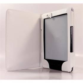 Pouzdro pro čtečku e-knih C-Tech AKC-03 pro Amazon Kindle 4/5 s lampičkou (AKC-03W) bílé