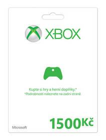 Předplacená karta Microsoft Xbox 360 Xbox LIVE FPP Czech Czech Republic 1500 CZK (K4W-00123)